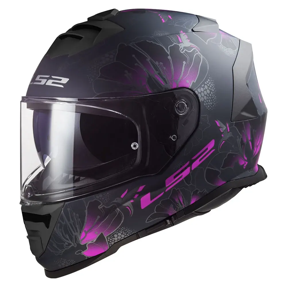 Кацига FF800 STORM II BURST MATT BLACK PINK-06 LS2