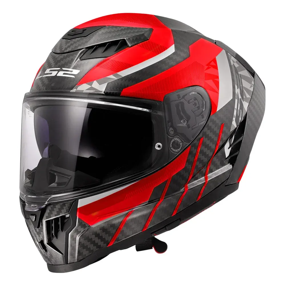 Кацига FF807 DRAGON TRAX RED LS2