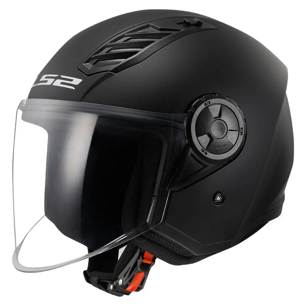 Helmet OF616 AIRFLOW II SOLID MATT BLACK-06 LS2