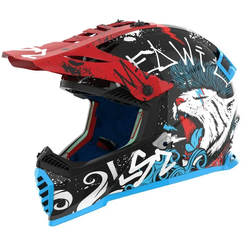 Кацига MX437 FAST II MINI STARMAW BLACK-06 LS2