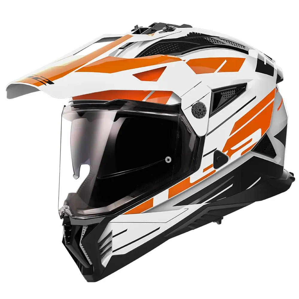 Кацига MX702 PIONEER II NAMIB WHITE ORANGE-06 LS2