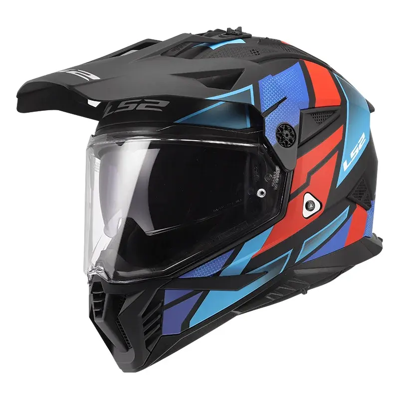 Кацига MX702 PIONEER II BLOCK BLACK RED BLUE-06 LS2